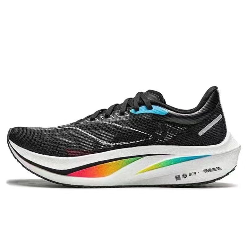 New Style Feidian 4C Carbon Plate For Boys Youth Speed Sports Red Rabbit Big Kids Spring Breathable Mesh Running Shoes_voghion.com