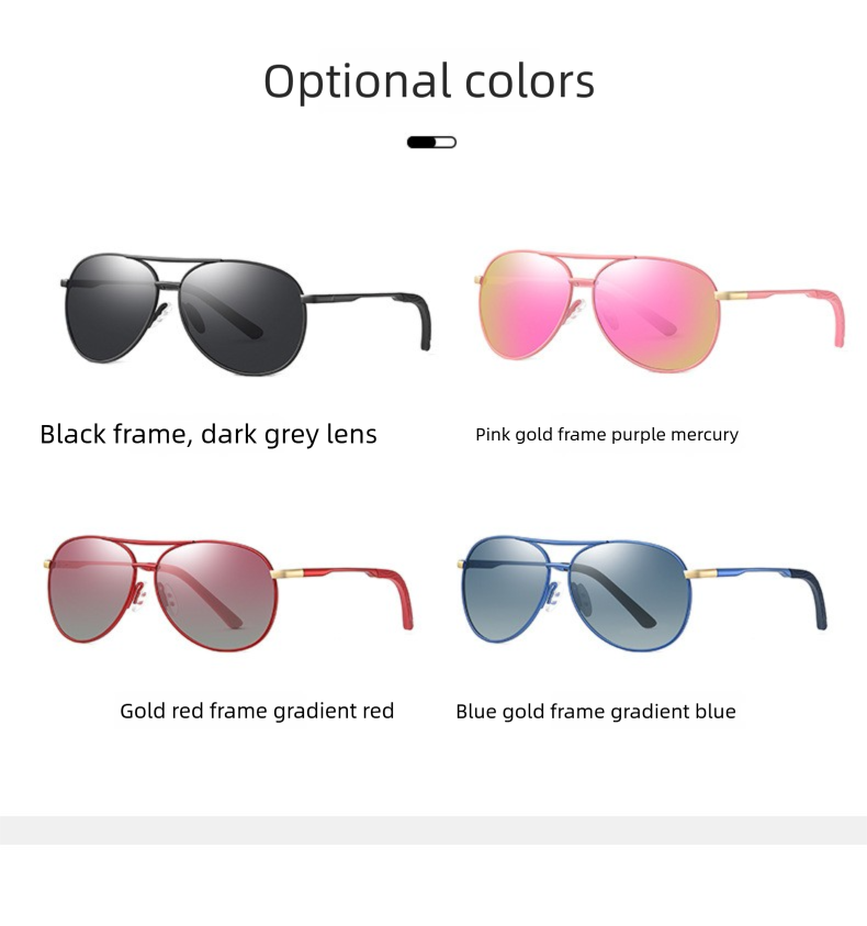 Women, Aviator Style Sunglasses For Spring-Loaded Legs, UV Protection, Lacquered Glasses_voghion.com