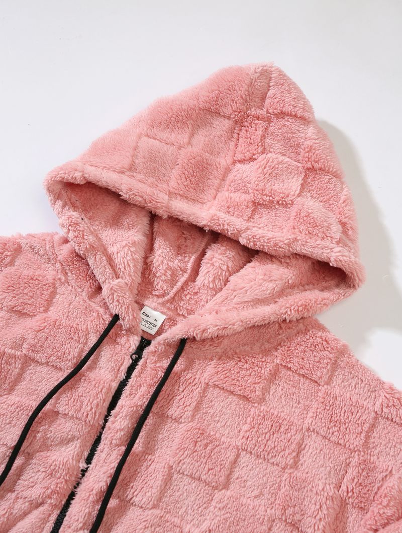 Felpa con cappuccio in pile spesso da uomo, nuova, invernale, casual, alla moda, con cerniera_voghion.com
