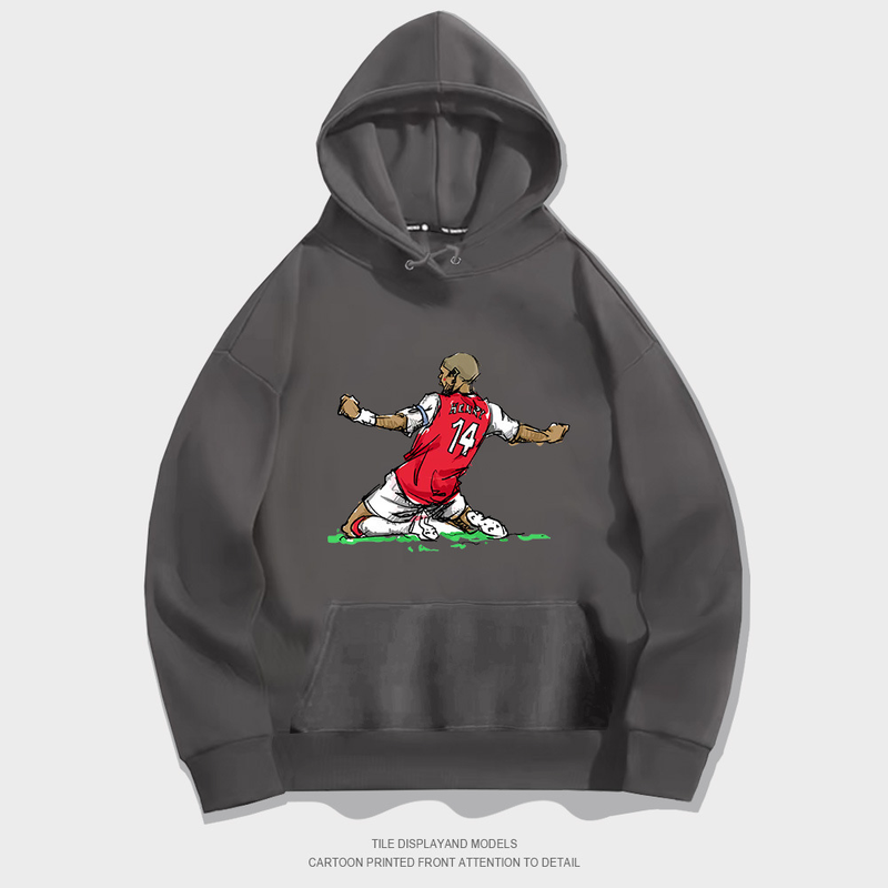 Felpa con cappuccio unisex Henry, modello sportivo da calcio, primavera-autunno, alla moda, manica lunga, giacca e top_voghion.com