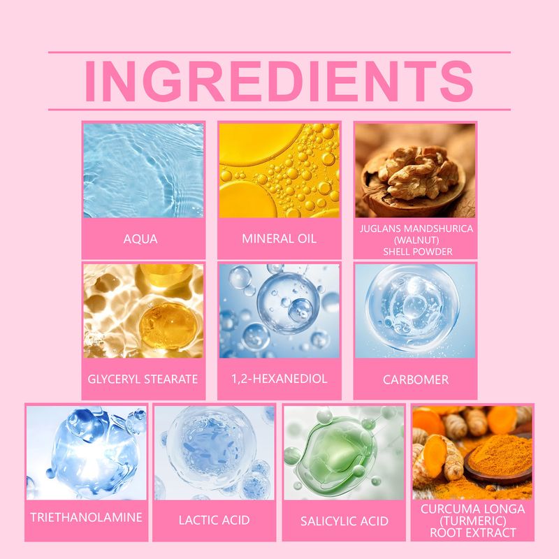 Gentle Cleansing Nourishing Softening Refreshing Moisturizing Body Scrub_voghion.com