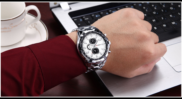 CURREN CARREN 8023 Casual Business Waterproof Quartz Men's Watch_voghion.com