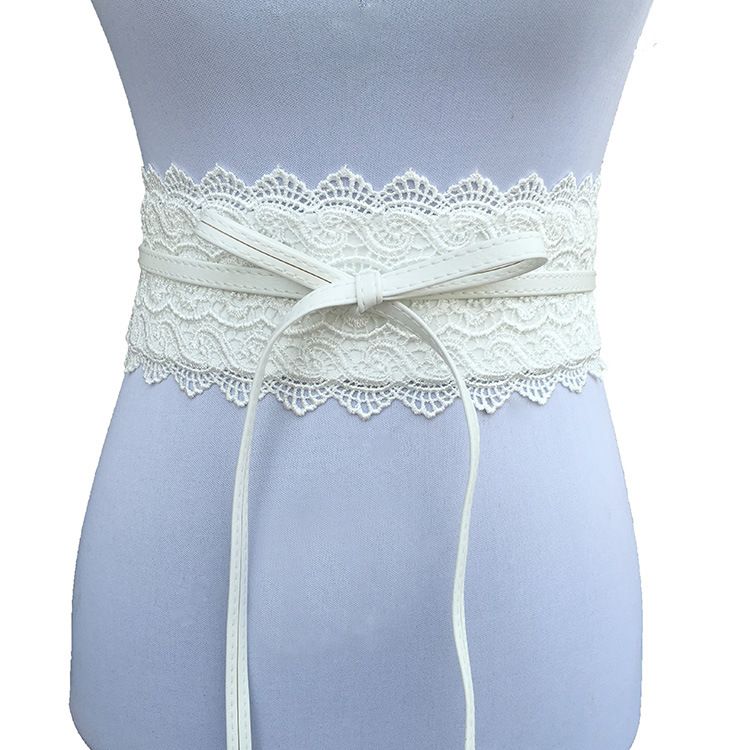 Cintura decorativa in vita per gonna da donna con bordo in pizzo extra dolce e largo_voghion.com