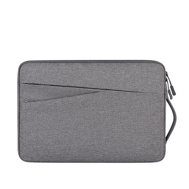 Bolso para portátil de mujer para MacBook/tableta de 14 a 15,6 pulgadas - Elegante bolso con protección acolchada (resistente al agua, con múltiples bolsillos, ligero, negro/rosa)_voghion.com