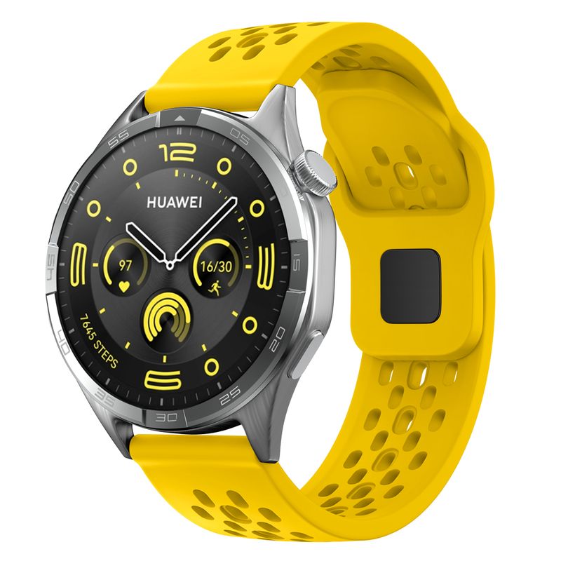 Cinturino in silicone da 18 mm, 20 mm, 22 mm per Samsung Galaxy Watch 7/6/4/5 pro/3/active 2, bracciale amazfit, cinturino HUAWEI Watch GT 5 5pro 4 3 2_voghion.com