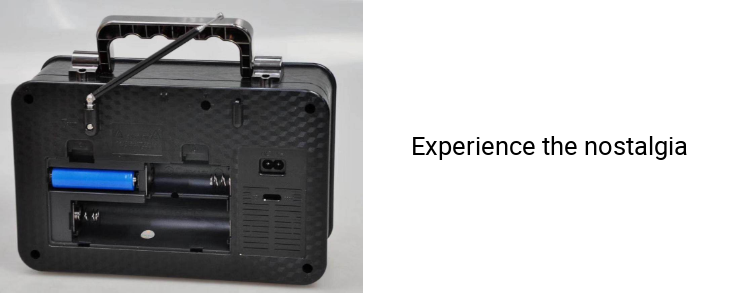 KEMAI AM FM Retro-Radio, tragbares Vintage-Kurzwellenradio mit Bluetooth-Lautsprecher, wiederaufladbarer Akku, USB-Disk-AUX-Eingang, TF-Karte als Geschenk für Zuhause oder_voghion.com