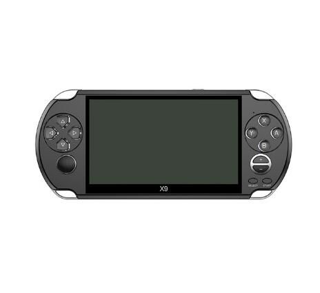 Nuova console portatile da 5,1 pollici con lettore di videogiochi arcade X9 Mini da 8 GB, adatta per PSP/GBA/NESRMVB Dual Rock_voghion.com