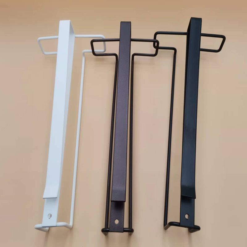 Wrought Iron Cabinet Wine Glass Drain Rack Hanger Goblet Storage Rack Kitchen Bar Tools_voghion.com