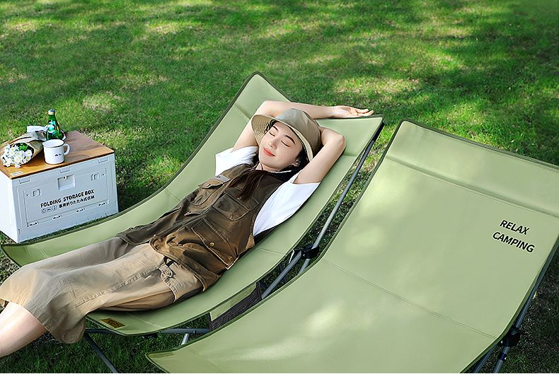 Quick Recliner Folding Portable Moon Fishing Outdoor Camping Nap Artifact Beach Chair_voghion.com