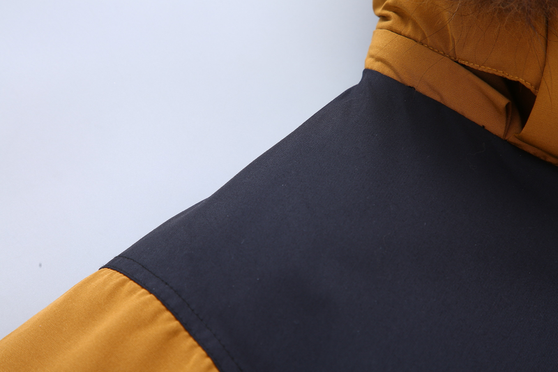 Giacca da uomo in cotone e seta resistente al freddo con collo in pelliccia di procione, tecnologia ispessita, antigraffio, giacca in cotone di alta qualità_voghion.com