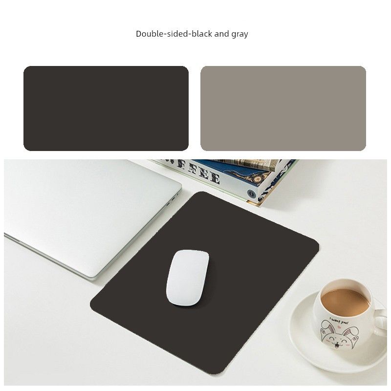 Unbeatable Quality Pure Color Small Size For Home Black Desk Mat Office Computer Boys Gaming Mouse Pad Minimalist Oversized_voghion.com