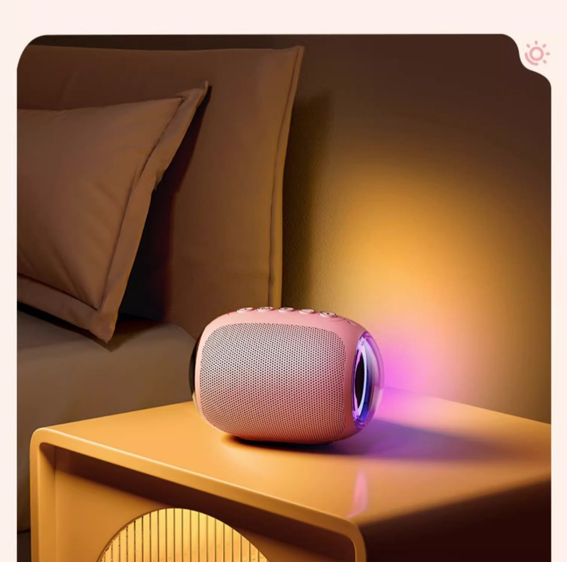 Lanyue M66 Singing Karaoke Microphone Integrated Handheld Bluetooth Wireless Speaker For Kids Family KTV_voghion.com