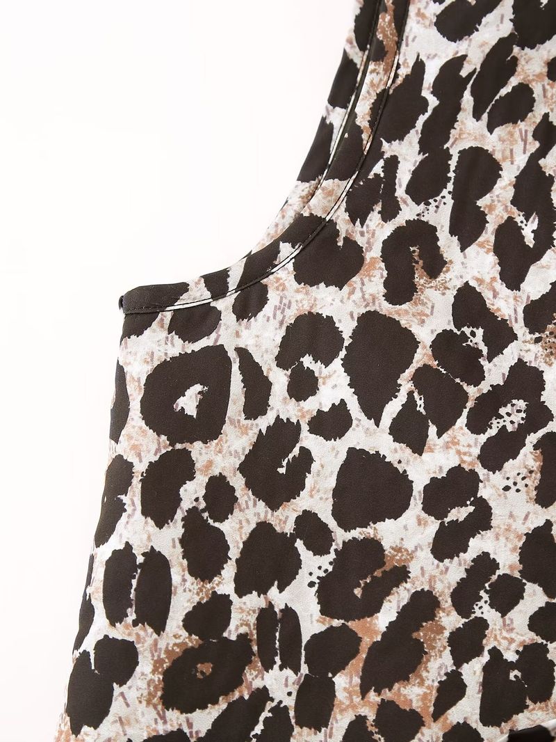 Gilet da donna con lacci modello animale alla moda slim fit primavera 2024 D16104_voghion.com
