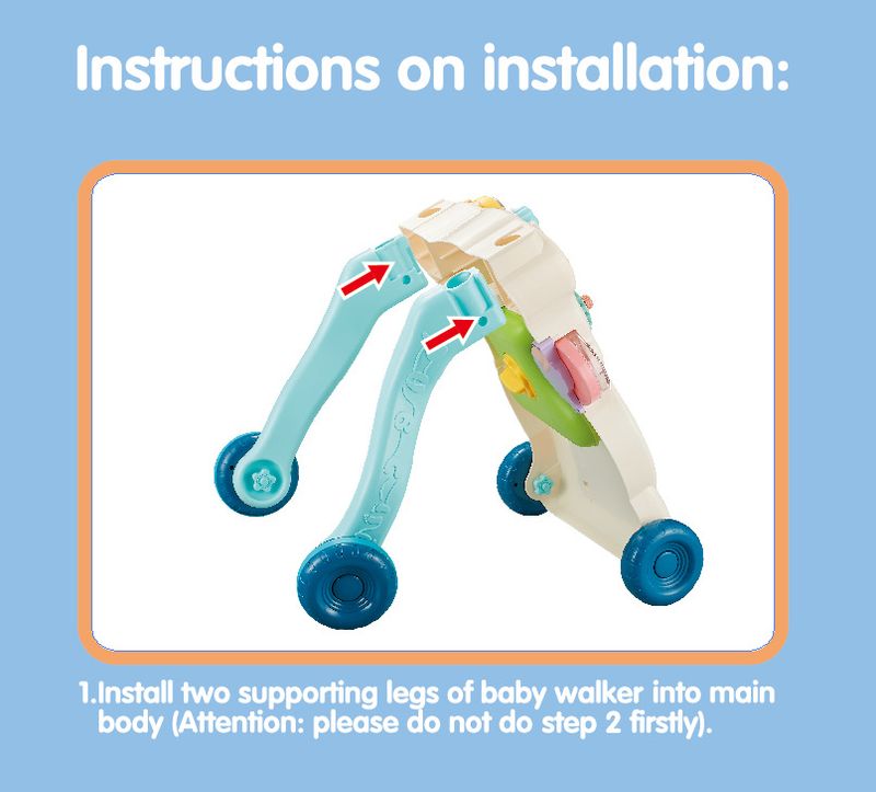 Nuevo andador con carrito para bebés, multifuncional, antivuelco, para bebés y niños de 1 a 3 años, para ayudarlos a aprender a caminar._voghion.com