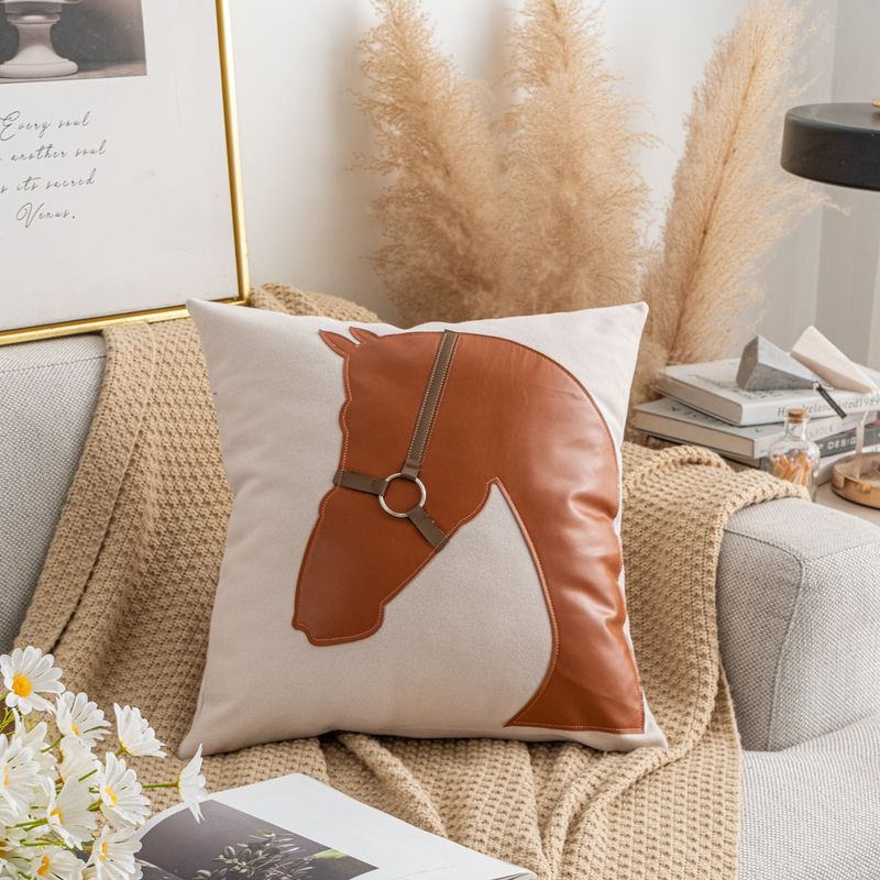 2025 Nuova federa di lusso creativa in pelle patchwork cuscino per divano cuscino bifacciale_voghion.com