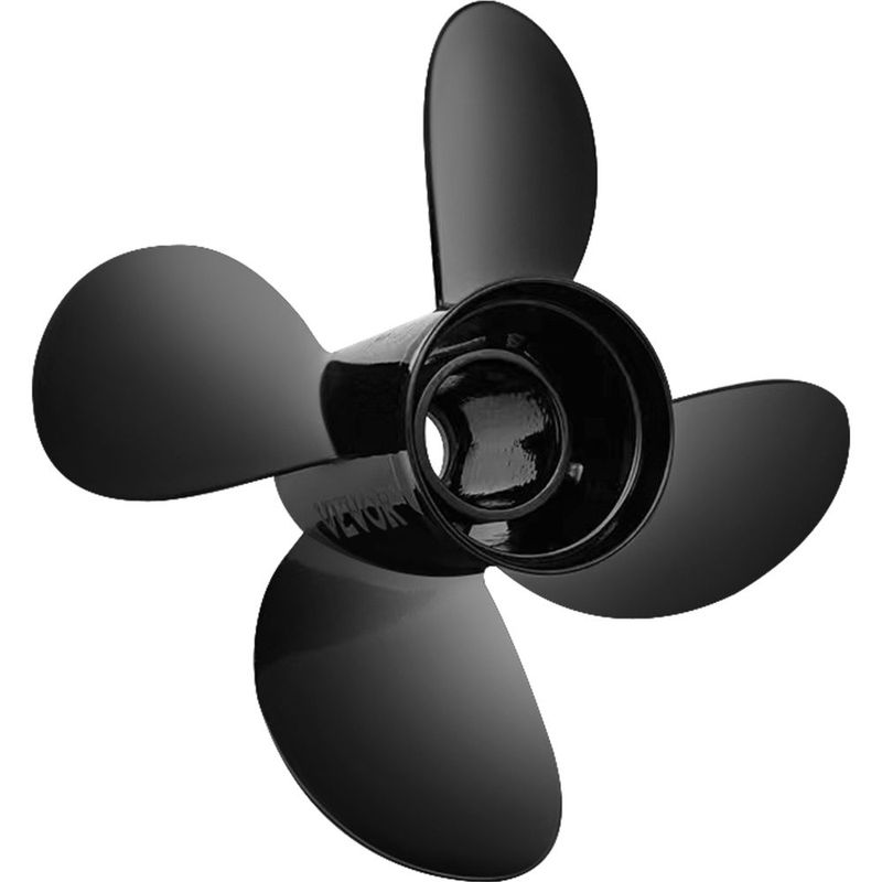 VEVOR Outboard Propeller, Replace For OEM 48-8M0084495, 4 Blades 14\" X 19\" Aluminium Boat Propeller, Compatible With 135-300HP 2-Stroke & 4-Stroke Outboards, Alpha&Bravo I Stern-Drives, RH_voghion.com
