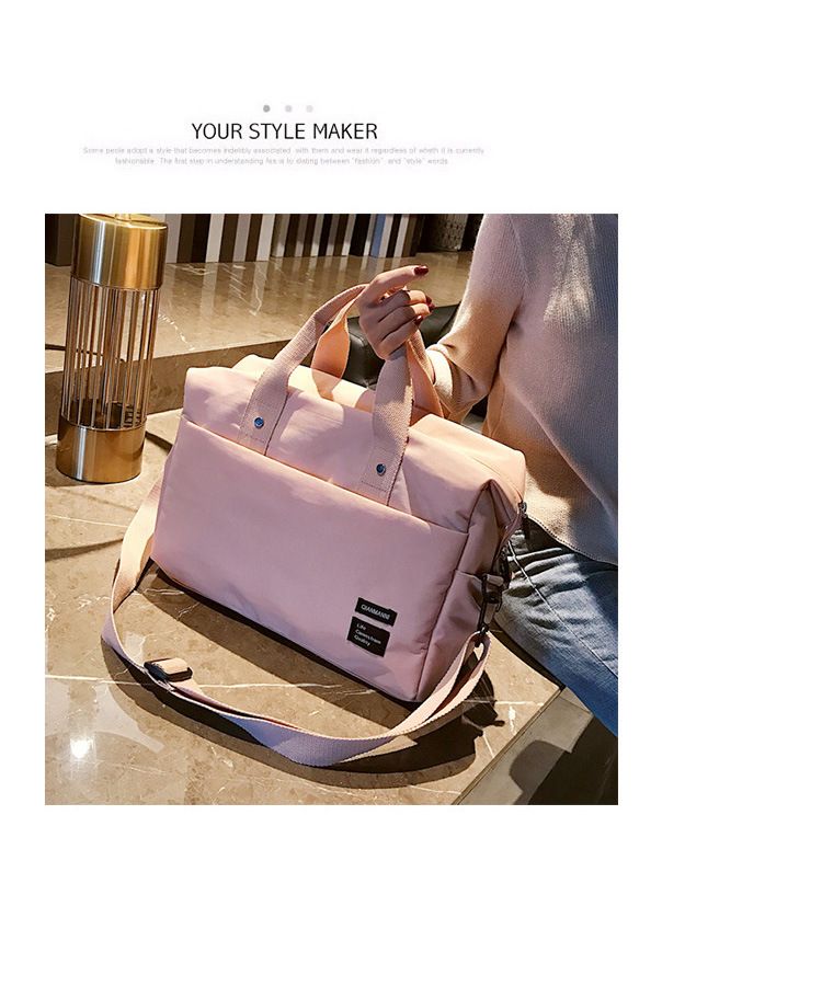 Fitnesstaske, rejsetaske til kvinder, let og kompakt håndbagagetaske, Offroad-rejsetaske med stor kapacitet, Sports yogataske_voghion.com