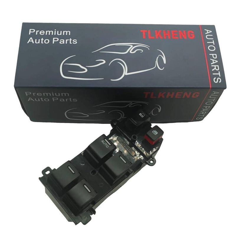 TLKHENG 35750-SWA-K01 Ana Elektrikli Cam Anahtarı Sürücü Tarafı Cam Anahtarı HONDA CR-V 2008-2011,35750SWAK01 ile Uyumlu_voghion.com