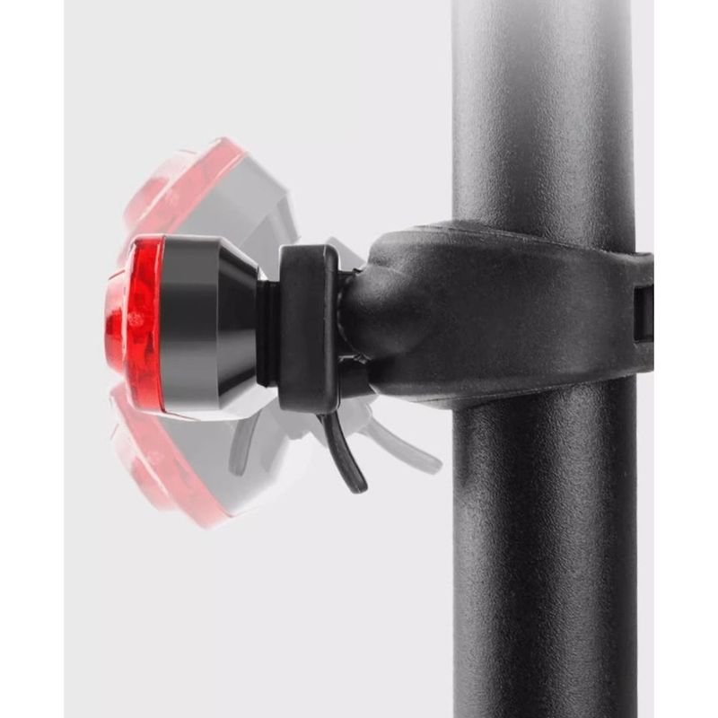 Feu arrière de vélo rechargeable en forme de cœur, éclairage d'avertissement pour la route, équipement de cyclisme de nuit pour VTT_voghion.com