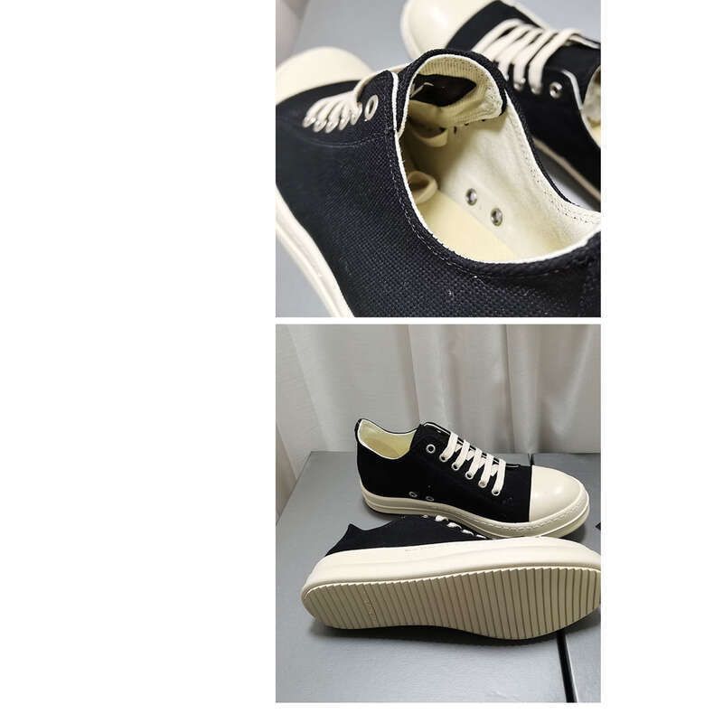 Heren Canvas Ademend Casual Sport Dikke Bodem Studenten Honderd Koppels Veterschoenen Boardschoenen Modieus Dagelijks_voghion.com