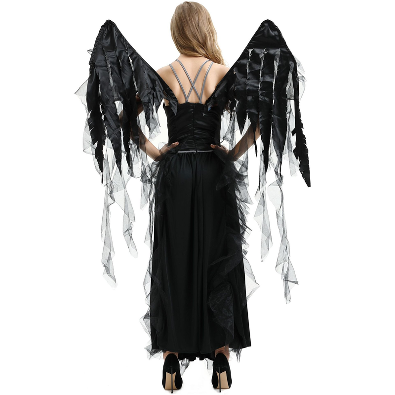 M-XL halloween vampire dark angel costume cosplay cosplay elf ghost festival witch costume_voghion.com