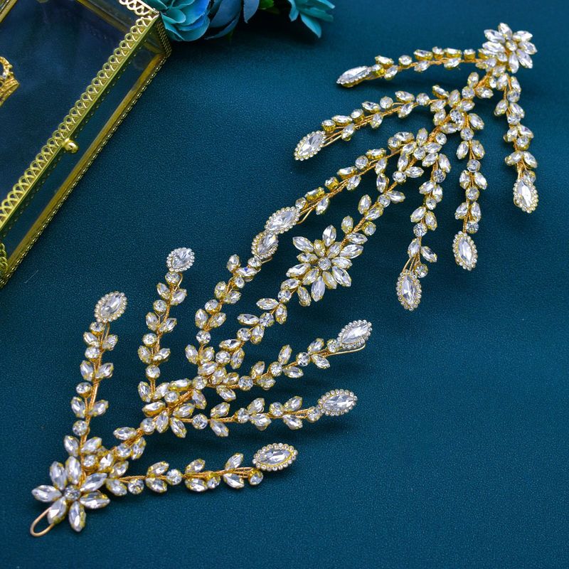 Braut Kopfschmuck Handgemachte Strass Stirnband Haarband Haarband Haar Zubehör Hochzeit Party Zubehör_voghion.com