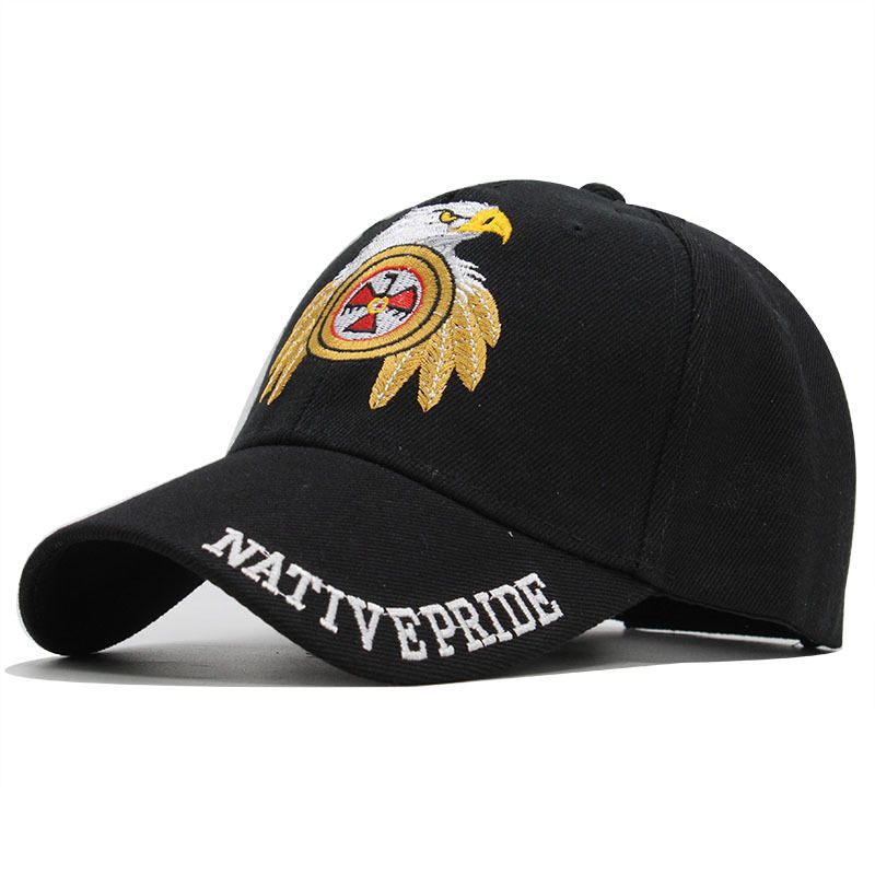 Eagle Embroidered Fashion Baseball Casual Versatile Duck Tongue Sunshade Hat_voghion.com