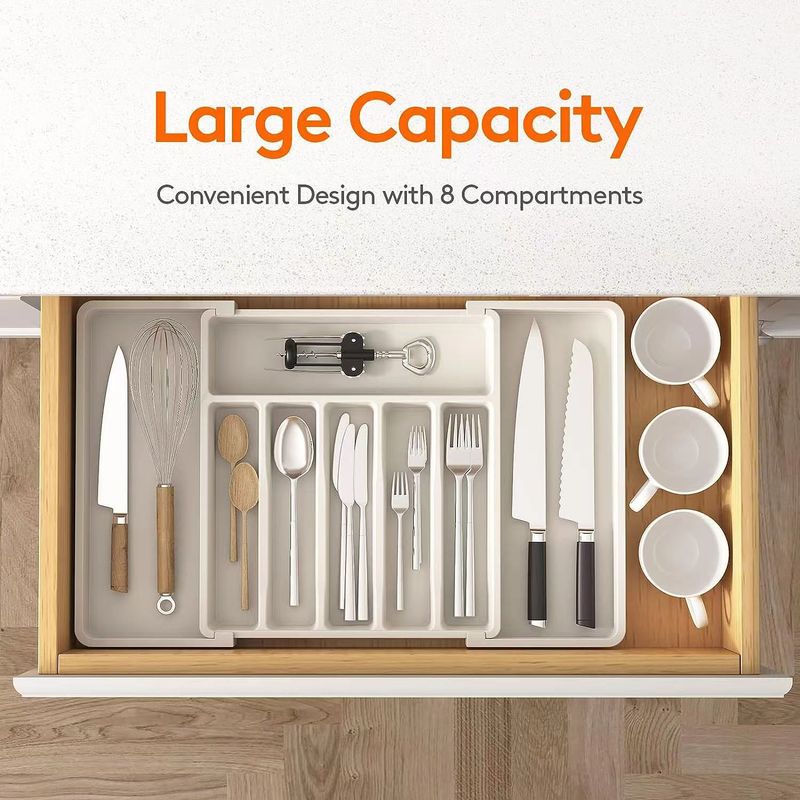 Home Furniture Tableware Storage Box Household Portable Retractable Storage Tray_voghion.com