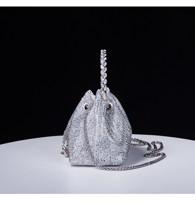 Akryl Hot Diamond Bag Dammiddagsväska Lyx Tofsväska Kedjeväska Mångsidig handhållen Crossbody-väska med en axel_voghion.com