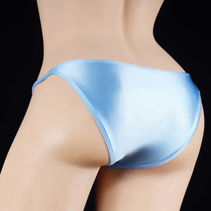 Slip de bain homme sexy et brillant, long, style gay, collection 2025, avec poche généreuse, effet brillant et huileux._voghion.com