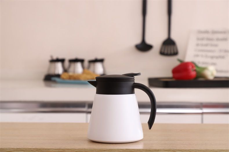 Ο κατασκευαστής πωλεί διπλής στρώσης θερμομονωτική κατσαρόλα από ανοξείδωτο ατσάλι, ευρωπαϊκή καφετιέρα για οικιακή χρήση, μίνι βραστήρα γραφείου και μικρό θερμός._voghion.com