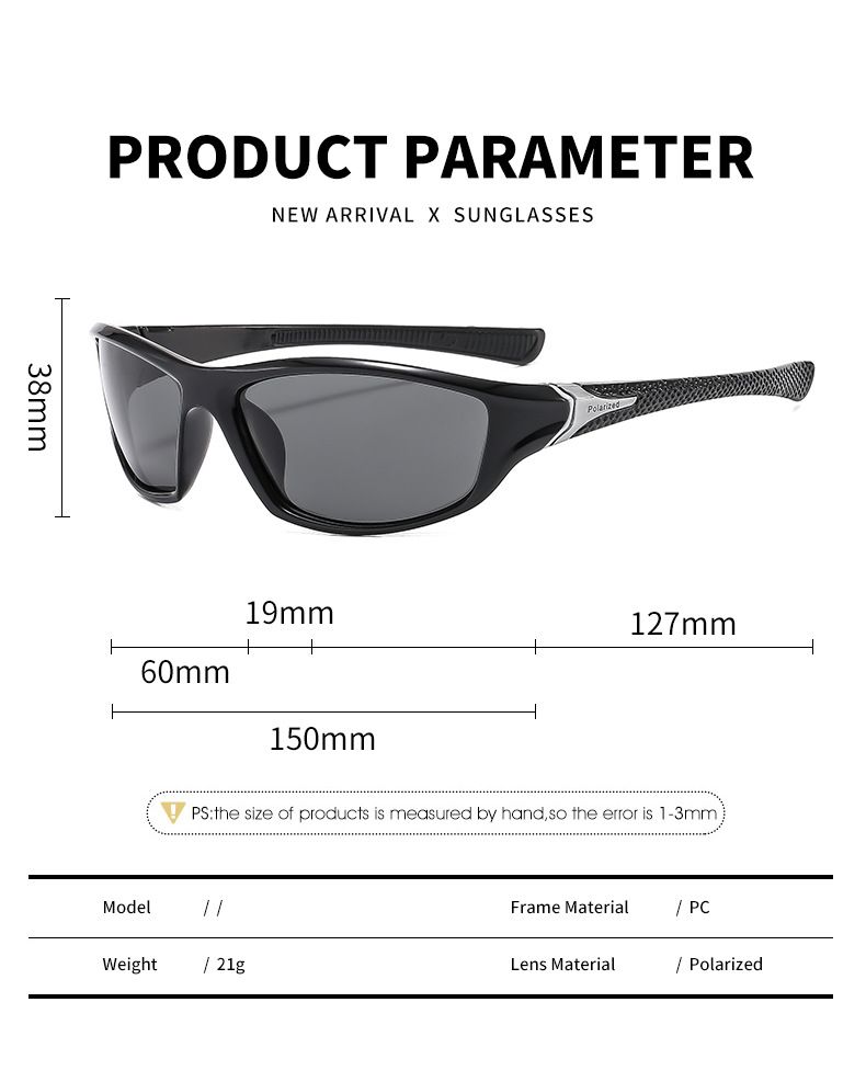 D120 New Cross Border Polarized Night Vision Sports Outdoor Cycling Glasses Protection Dynamic Running Color Changing Sunglasses For Men_voghion.com