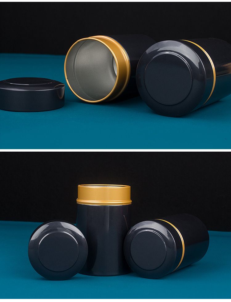 Kaasaskantav metallist teepurk 50g plekk-tee säilitusnõud lahtiste kuivade teelehtede jaoks_voghion.com