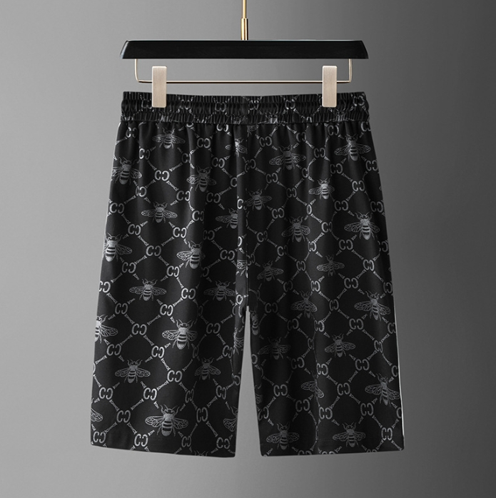 European goods 2024 summer new high-end loose casual home shorts men's five quarter pants thin pants men's summer style_voghion.com