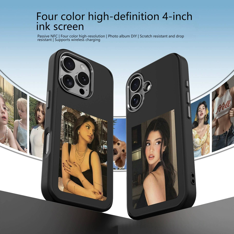 Ultra-Thin DIY Custom Case For IPhone 16 Pro/15/14/13 – Shockproof Matte Finish, Soft TPU Bumper + Hard Backplate, Personalized Design_voghion.com