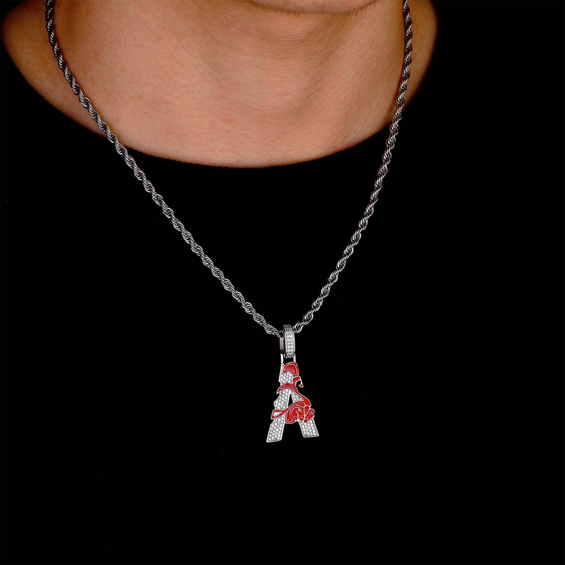 Pendants New National Trend Hip Hop Style English Letter Pendant Diy Inlaid With Diamonds Original Design_voghion.com