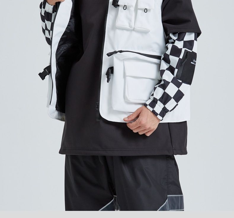 001 New Vest For Men Women, Water-Resistant, Warm, Multi-Pocket, Single And Double Board Ski Jacket, Sweatshirt Outerwear_voghion.com