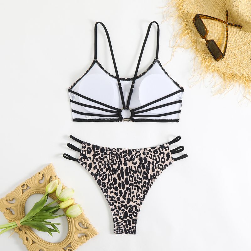 Bikini New Leopard Print Subsystem With Sexy Swimsuit_voghion.com