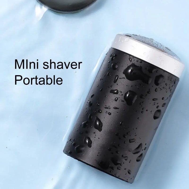 Portable Waterproof Electric Shaver with Sharp Blade Honeycomb Mesh Design Quick Clean Shaving Travel Mini Razor_voghion.com