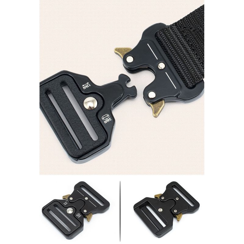 Funktioneller taktischer Nylon-Gürtel für Herren aus New Wave Work Canvas für Spezialkräfte im Freien_voghion.com