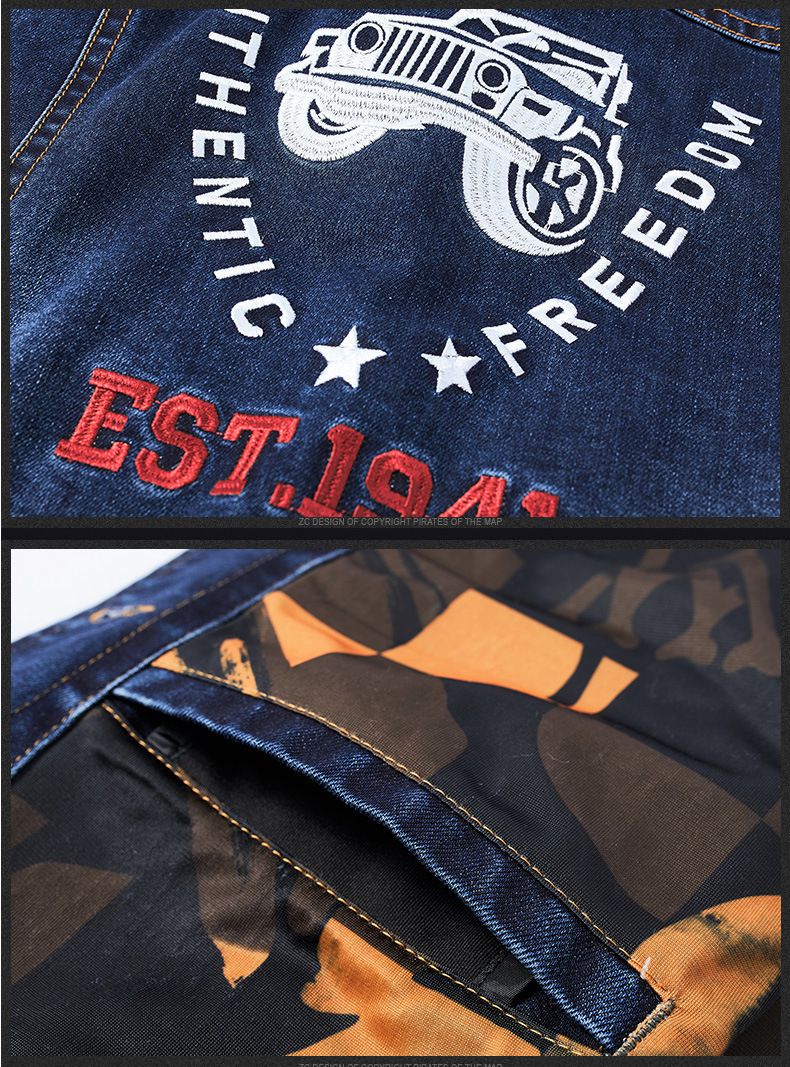 Gilet en jean pour homme avec col à revers et multiples poches, veste sans manches décontractée et ample, grandes tailles (jusqu'à 4XL)_voghion.com