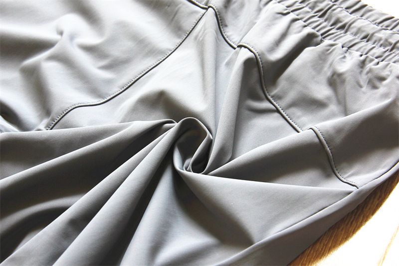 Summer New Ice Silk Stretch Draping Air Conditioning Men's Thin Quick-drying Sports Pants Solid Color Casual Trousers_voghion.com