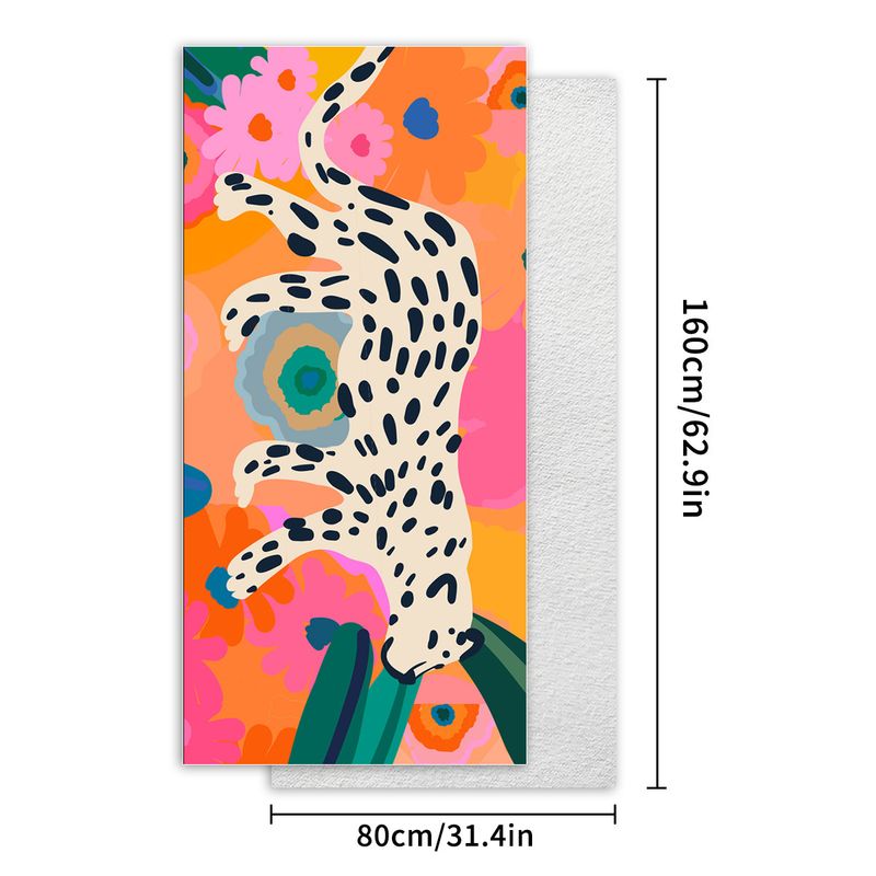 Custom Printed UV Protection Beach Towel - Double-Sided Flannel & Quick Dry For Swimming, Surfing & Outdoor_voghion.com