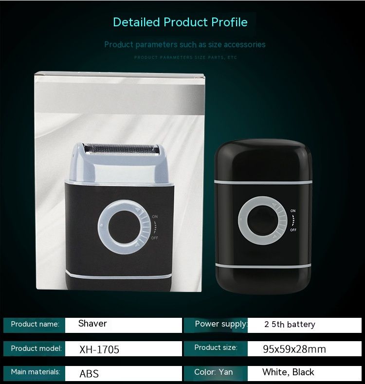 Electric men's dry battery reciprocating electric adjustable shaver_voghion.com