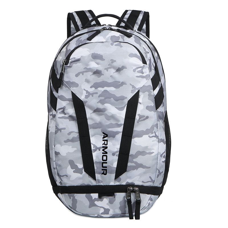 【Letter Trendy Brand】Backpack For Men Large Capacity Student Campus Basketball Training Backpack Laptop Bag_voghion.com