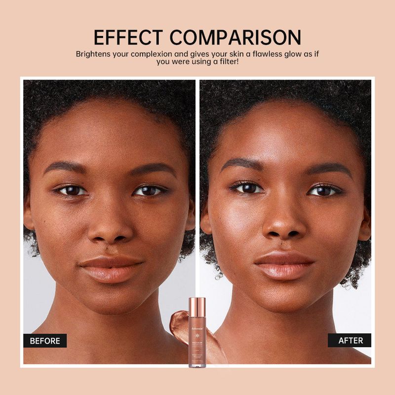 Body Glow Shimmer Halo Glow Liquid Filter - Erzielen Sie ein natürlich glänzendes Finish mit diesem leichten, mischbaren und seidig glatten Cream Face Illuminator M_voghion.com