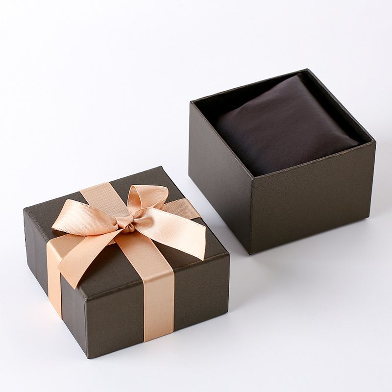 All-match fashion durable multi-style box creative multi-function square watch box bow box square watch box_voghion.com