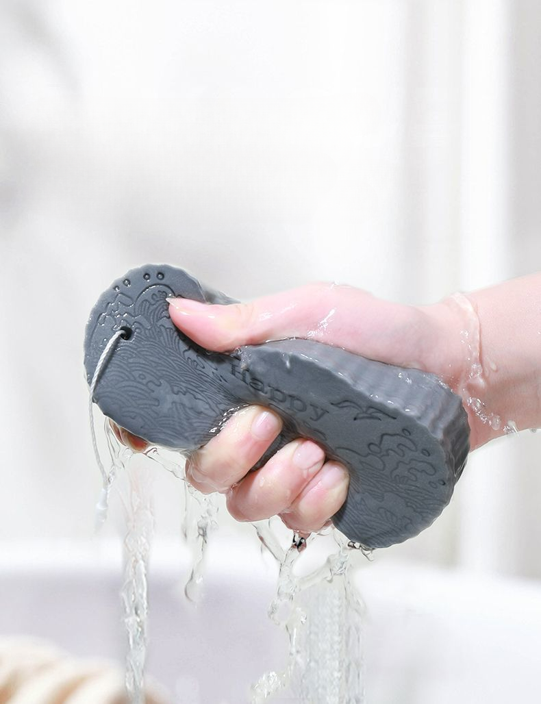 【1957 People Collected】Children's New Bathing Artifact Back Scrubber Baby Bath Sponge Cleaning Painless Large Size_voghion.com