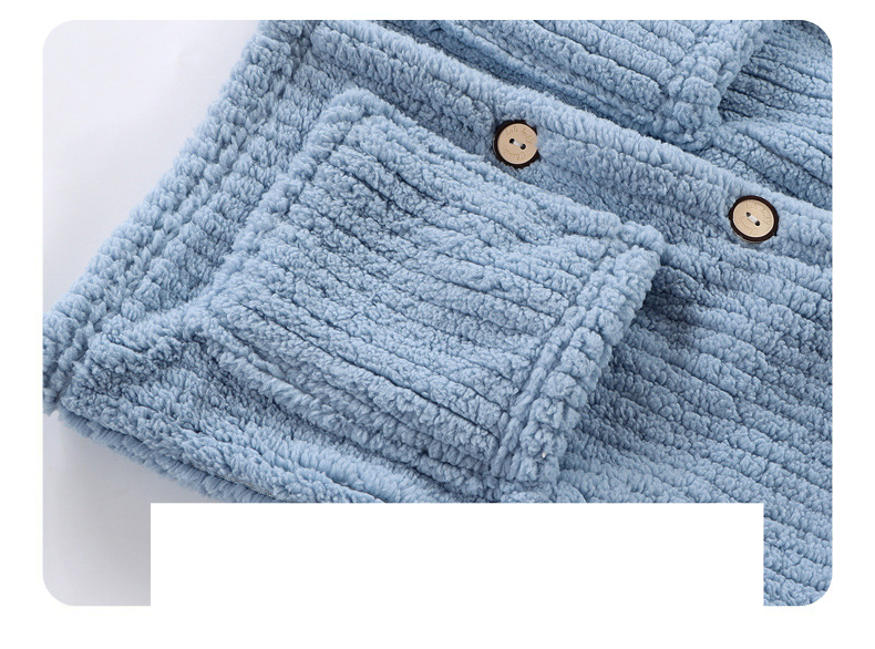 Conjunto de pijamas de lana de arroz para niños de otoño e invierno, traje informal y ropa para el hogar esponjosa_voghion.com