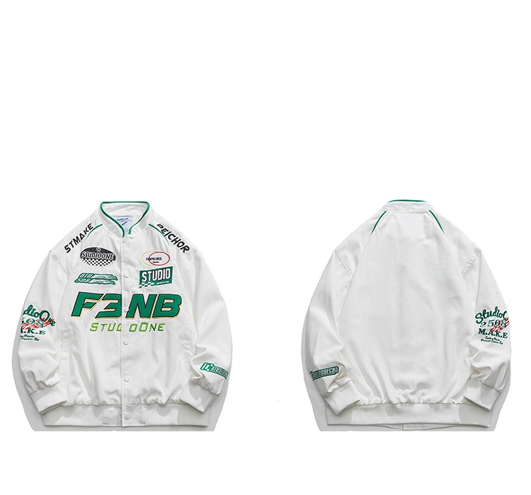 Men's Clothing trendy brand embroidered motorcycle jacket men autumn couple bf style baseball jacket men's tops national trend hip hop jacket men_voghion.com